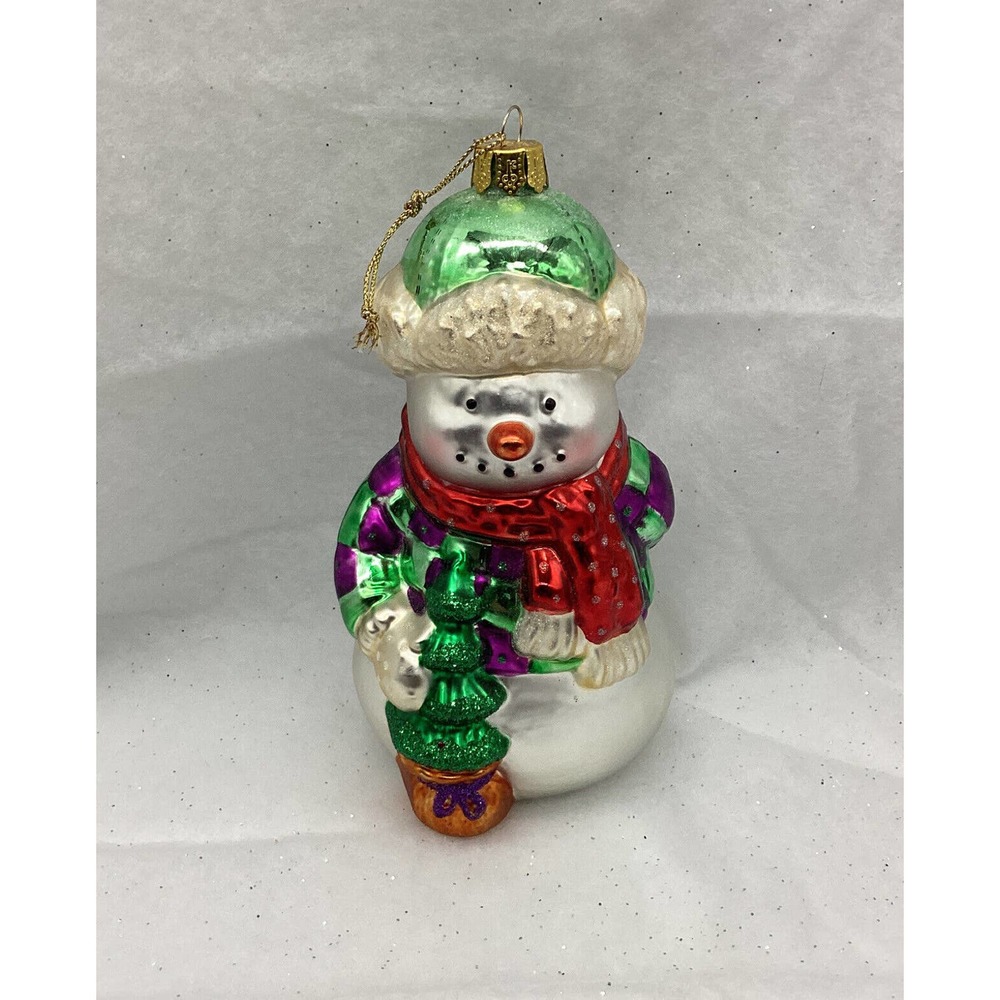 Brass Key~Classic Snowmen~Woodsman Snowman~Pre-owned
